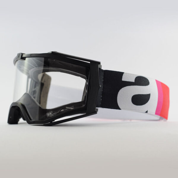 Кроссовые очки Ariete 8K очки черные, прозрачная линза (ARI-14960-084)