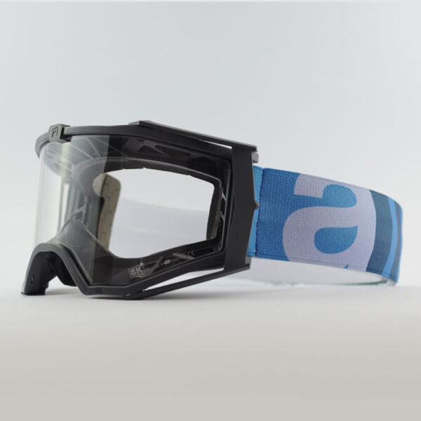 Кроссовые очки Ariete 8K очки серые, прозрачная линза (ARI-14960-102) 2