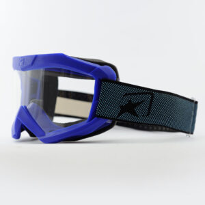 Кроссовые очки Ariete ADRENALINE PRIMIS очки красные, прозрачная линза с булавками (ARI-14001-RGN) 2