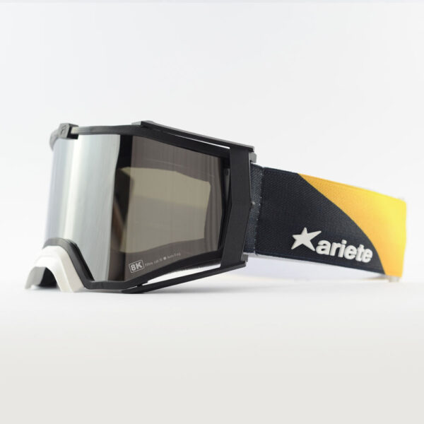 Кроссовые очки Ariete 8K TOP DESERT очки черные, хром затемненная линза (ARI-14960-T073) 6