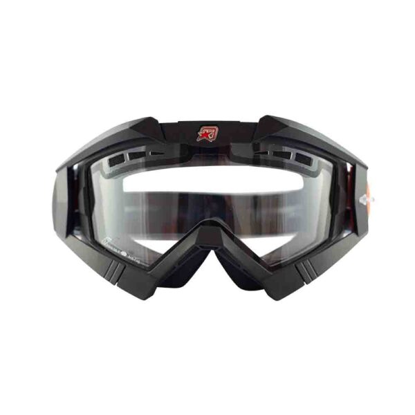 Кроссовые очки Ariete RC FLOW черные, двойные прозрачные вентилируемые линзы (ARI-13950-NAR) 10