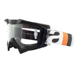 Кроссовые очки Ariete RC FLOW белые, двойные прозрачные вентилируемые линзы (ARI-13950-FBBO) 2