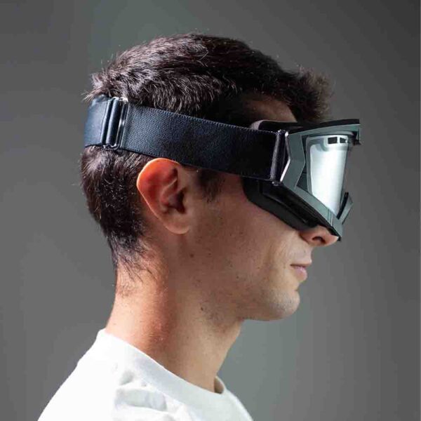 Кроссовые очки Ariete RC FLOW черные, двойные прозрачные вентилируемые линзы (ARI-13950-NGN) 6