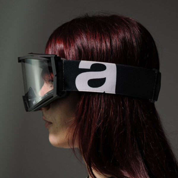Кроссовые очки Ariete 8K очки черные, прозрачная линза (ARI-14960-135) 6