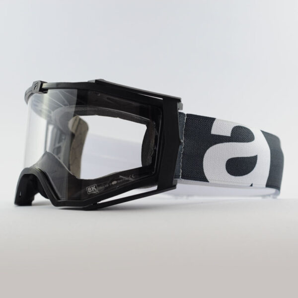 Кроссовые очки Ariete 8K очки черные, прозрачная линза (ARI-14960-135) 3