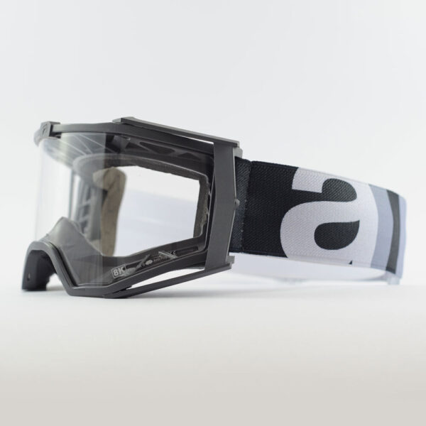 Кроссовые очки Ariete 8K очки серые, прозрачная линза (ARI-14960-055) 5