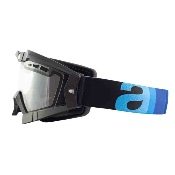Кроссовые очки Ariete RC FLOW черные, двойные прозрачные вентилируемые линзы (ARI-13950-NAG)
