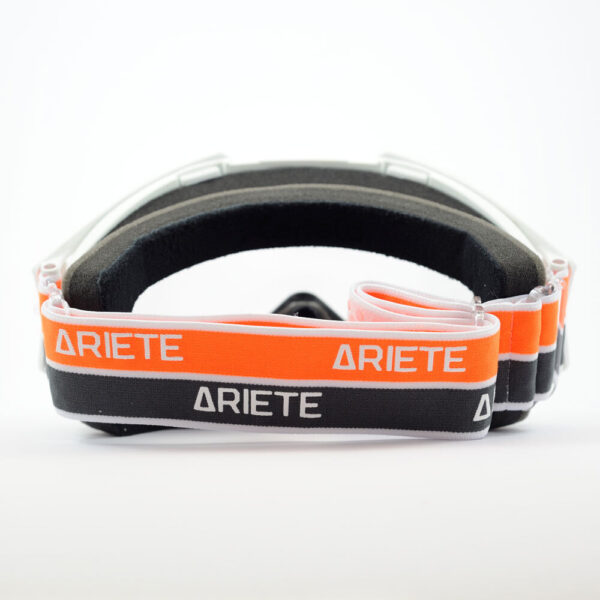 Кроссовые очки Ariete RC FLOW белые, двойные прозрачные вентилируемые линзы (ARI-13950-FBBO)
