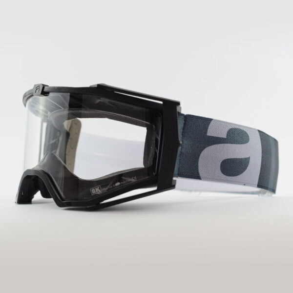 Кроссовые очки Ariete 8K очки черные, прозрачная линза (ARI-14960-101) 8