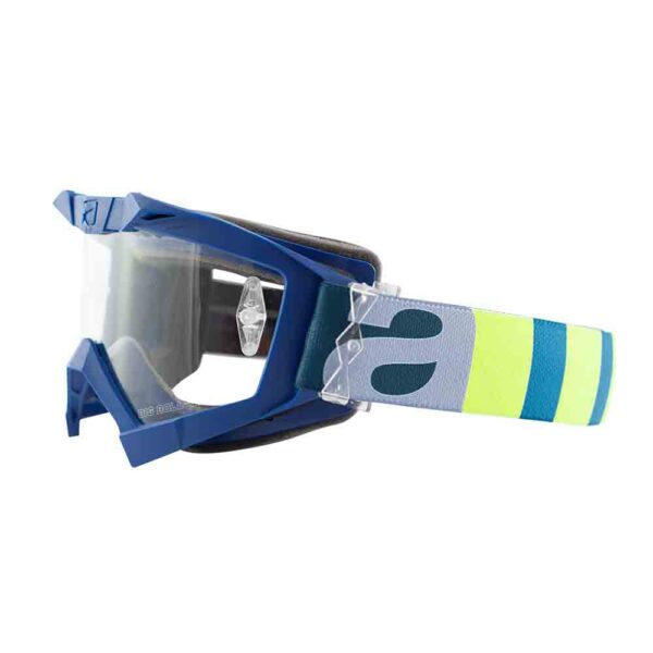 Кроссовые очки Ariete ADRENALINE PRIMIS очки синие, прозрачная линза с булавками (ARI-14001-ANA) 7