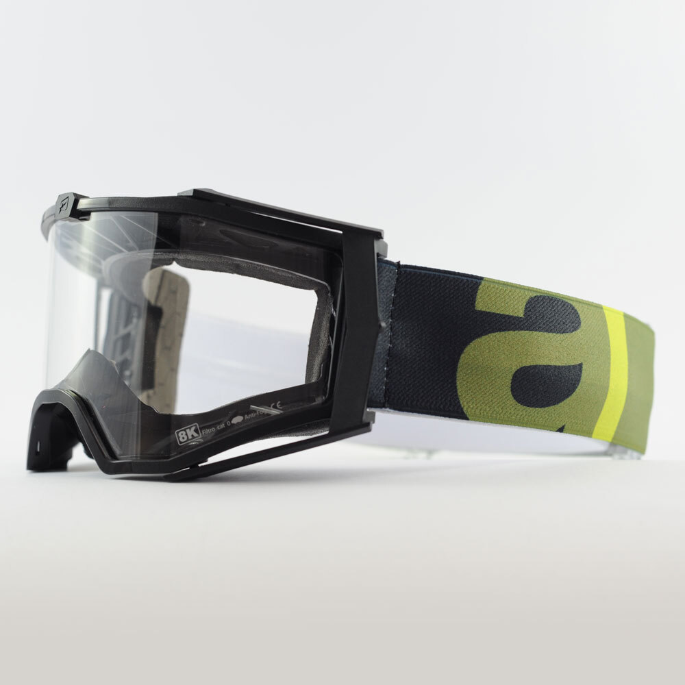 Кроссовые очки Ariete 8K очки черные, прозрачная линза (ARI-14960-081) 2