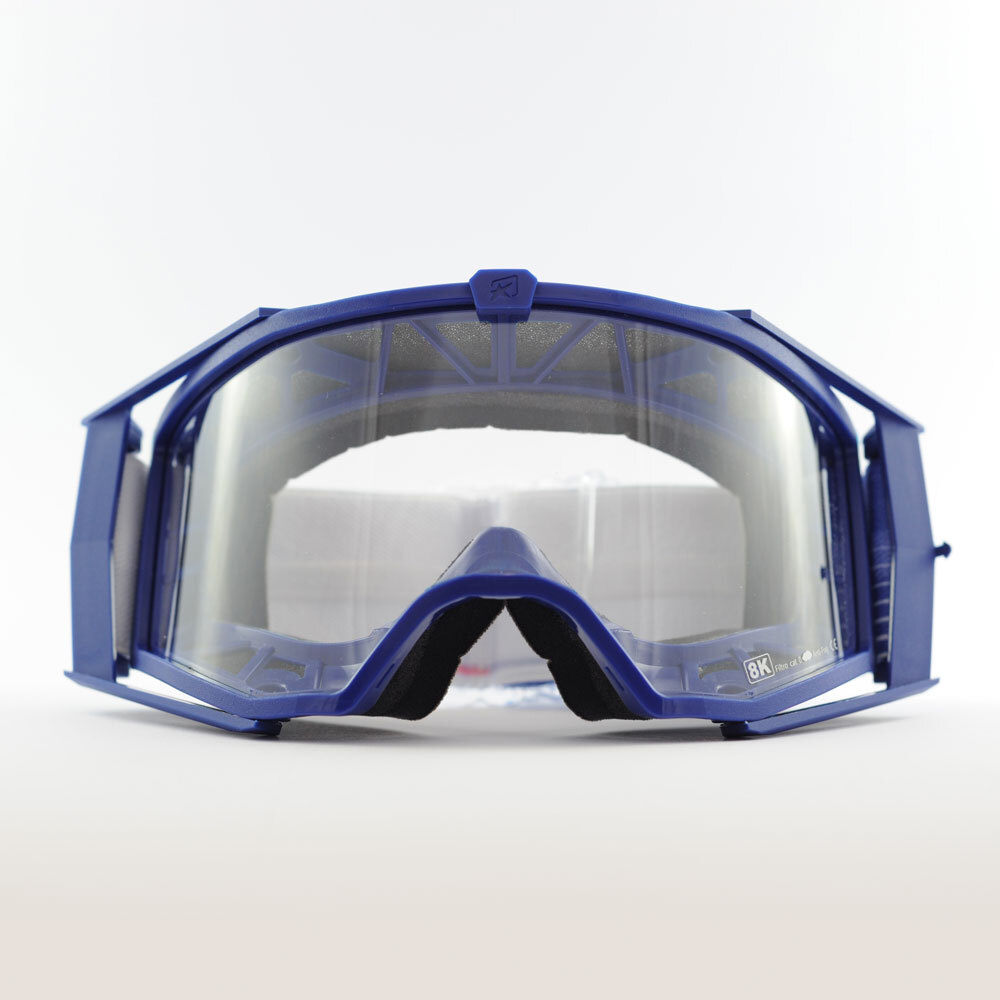 Кроссовые очки Ariete 8K очки синие, прозрачная линза (ARI-14960-053) 3