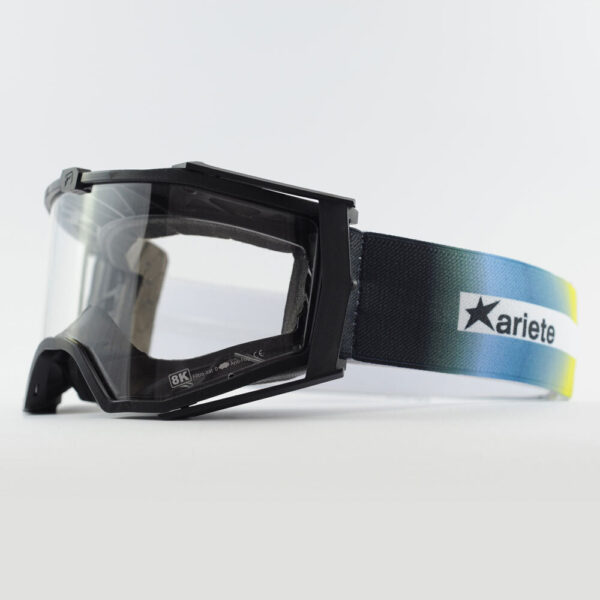 Кроссовые очки Ariete 8K очки черные, прозрачная линза (ARI-14960-021) 3