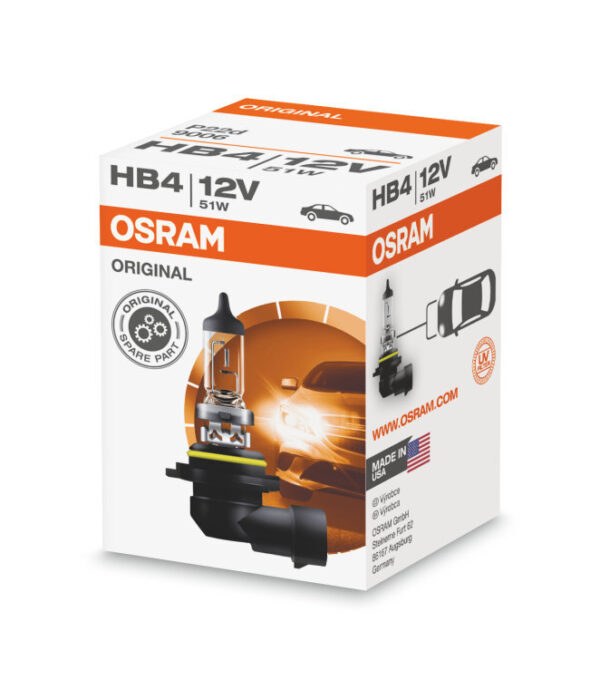 Галогенная лампа для фары мотоцикла Osram Original Line HB4 12V 51W 2