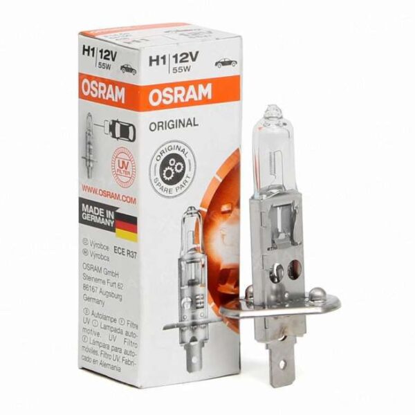 Галогенная лампа для фары мотоцикла Osram Original Line H1 12V 55W 2