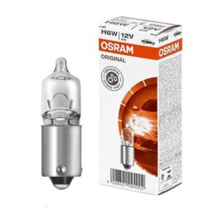 Лампа вспомогательного освещения Osram Original H6W 6W BAX9s 12V 2