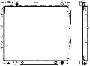Радиатор TOYOTA SEQUOIA/TUNDRA 01-07 34611065 – BE SAKURA